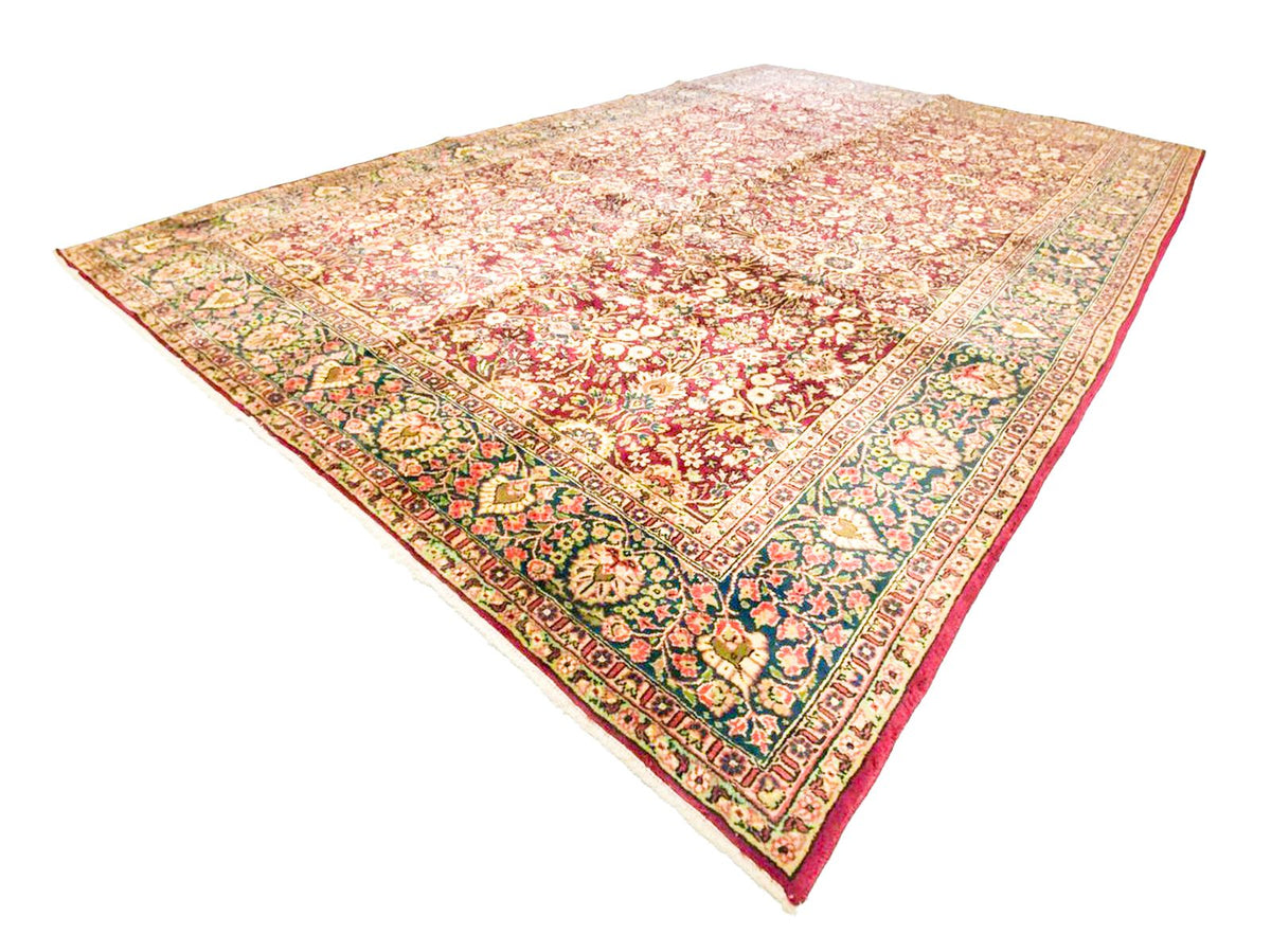 7x10 Red and Navy Turkish Tribal Rug