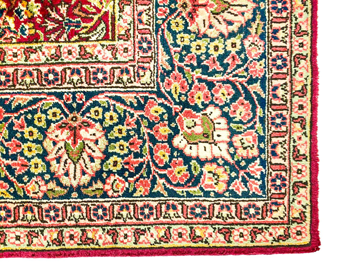 7x10 Red and Navy Turkish Tribal Rug