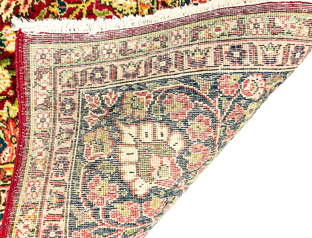 7x10 Red and Navy Turkish Tribal Rug