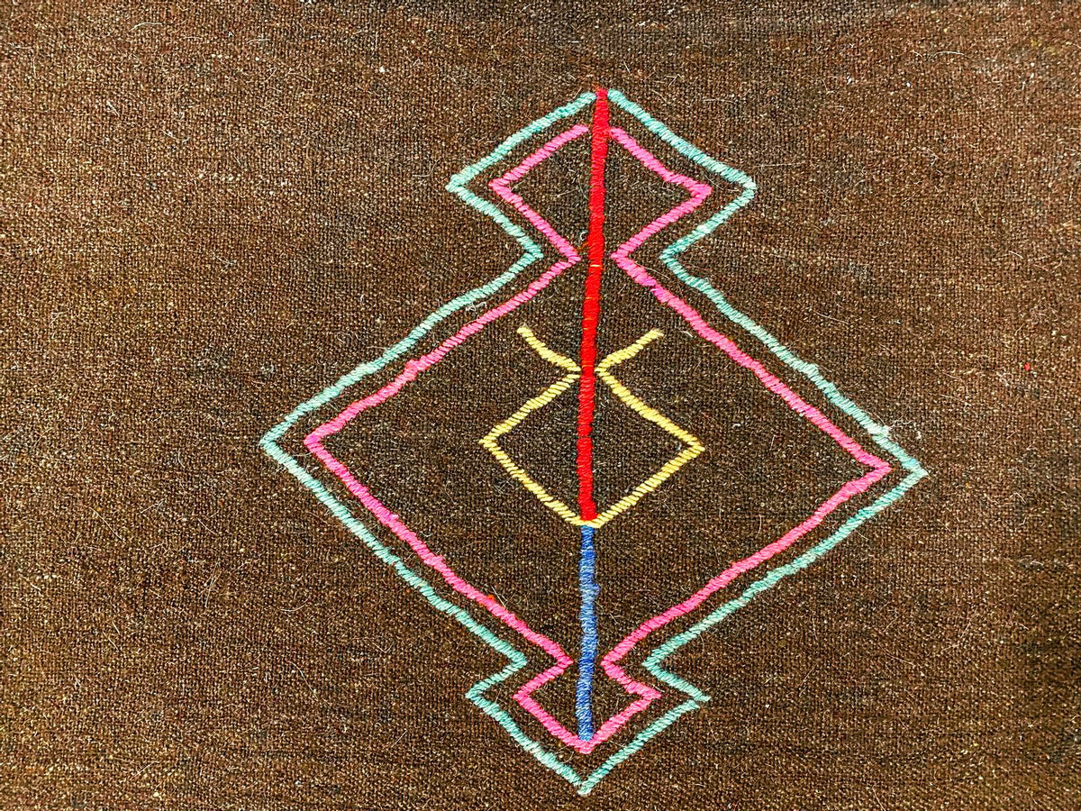 11x12 Brown Turkish Tribal Rug