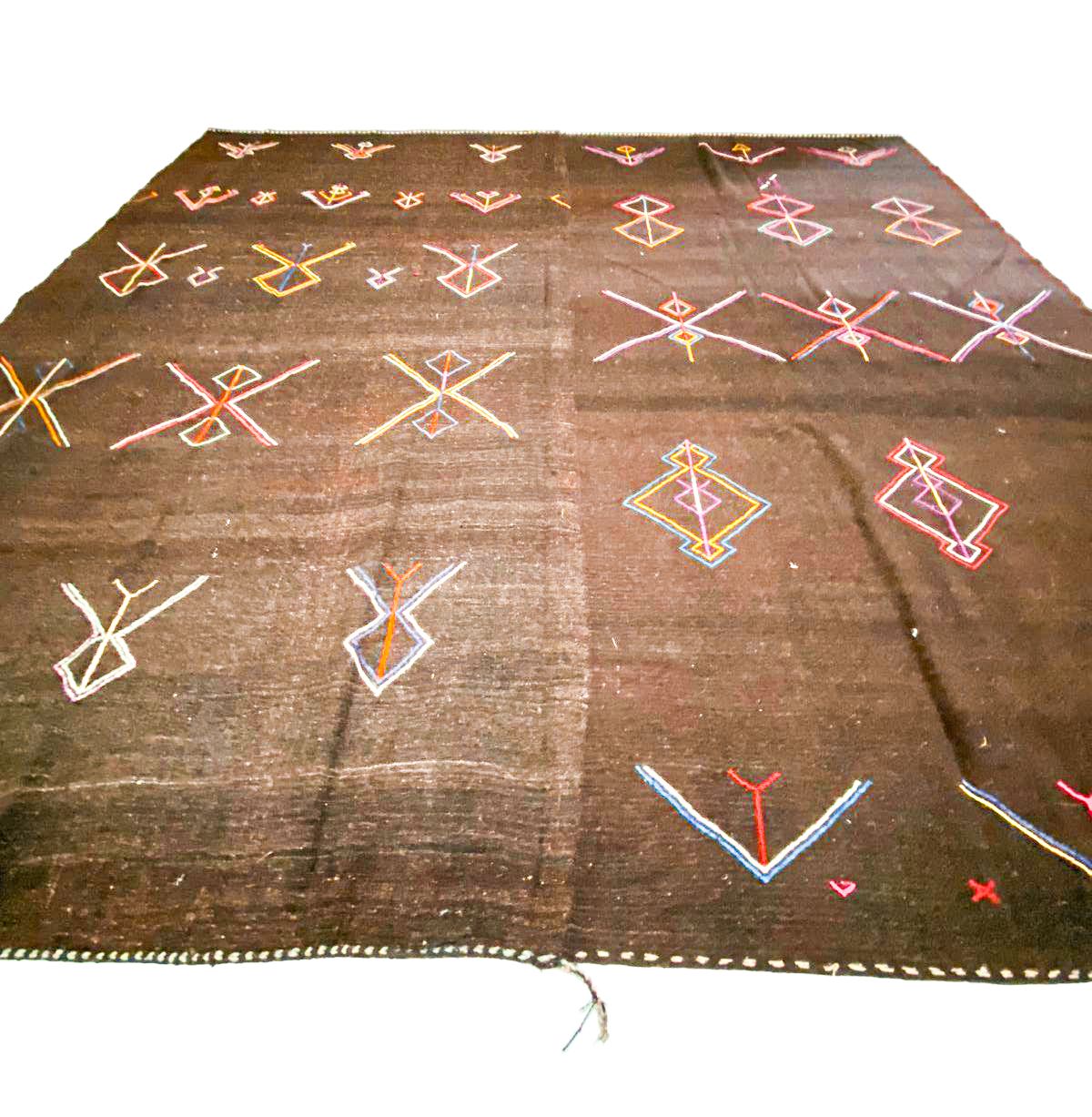 11x12 Brown Turkish Tribal Rug