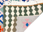 Vintage Handmade 7x10 Multicolor Anatolian Turkish Traditional Distressed Area Rug