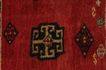 4x9 Red and Brown Turkish Tribal Runner