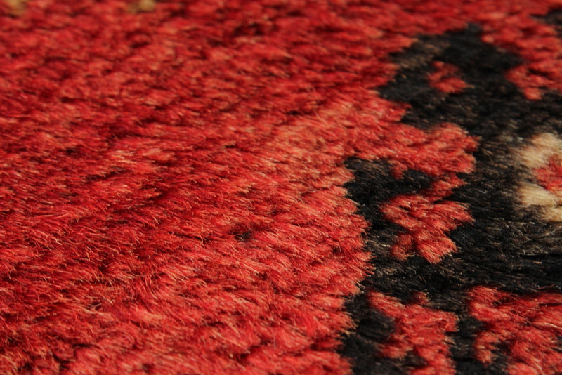 4x9 Red and Brown Turkish Tribal Runner