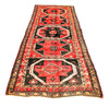 4x9 Red and Brown Turkish Tribal Runner