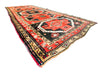 4x9 Red and Brown Turkish Tribal Runner