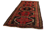 4x9 Red and Brown Turkish Tribal Runner
