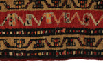 4x9 Red and Brown Turkish Tribal Runner