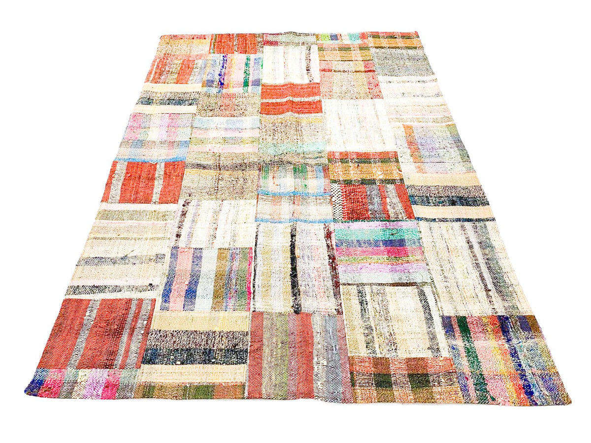 5x7 Multicolor Turkish Patchwork Rug