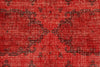 3x13 Red Turkish Overdyed Runner