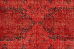 3x13 Red Turkish Overdyed Runner