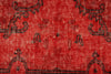 3x13 Red Turkish Overdyed Runner