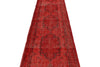 3x13 Red Turkish Overdyed Runner