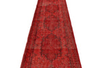 3x13 Red Turkish Overdyed Runner