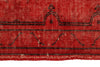 3x13 Red Turkish Overdyed Runner