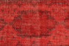 3x13 Red Turkish Overdyed Runner
