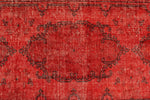 3x13 Red Turkish Overdyed Runner