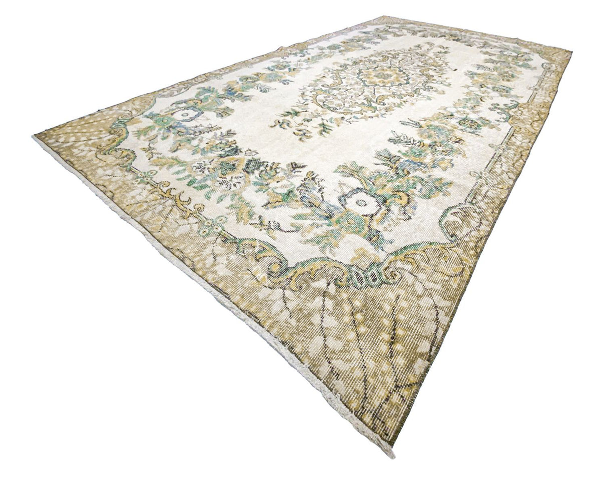 6x10 Vintage Anatolian Handmade Abstract Distressed Zeki Muren Rug