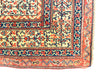 Vintage Handmade 4x7, Navy and Gold Anatolian Turkish Oushak Distressed Area Rug