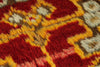 4x7 Red and Olive Green Turkish Tribal Rug