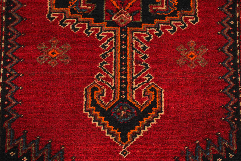 4x6 Red and Green Persian Traditional Rug