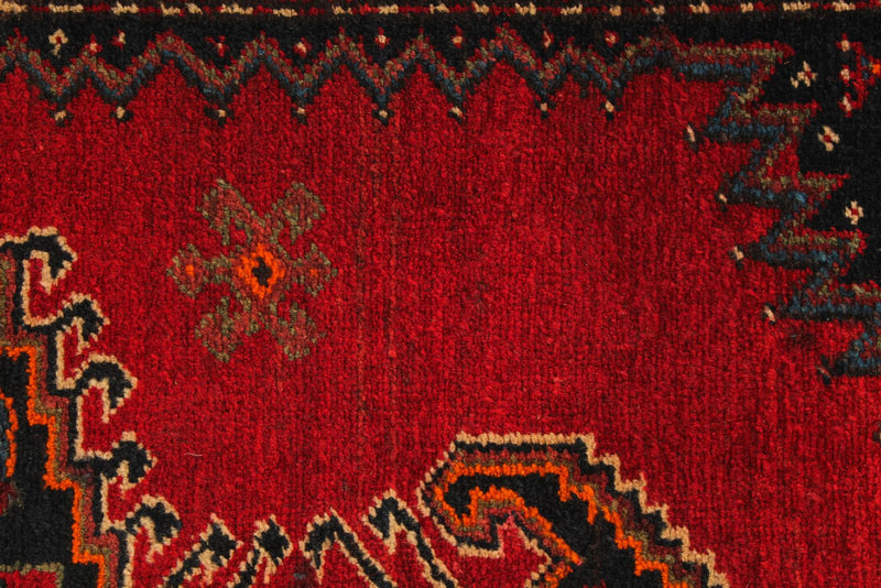 4x6 Red and Green Persian Traditional Rug