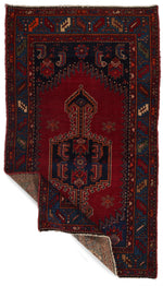 4x6 Red and Green Persian Traditional Rug