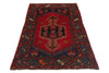 4x6 Red and Green Persian Traditional Rug