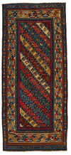 4x8 Handmade Vintage Anatolian Handmade Tribal Runner