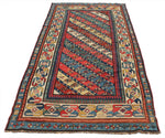 4x8 Handmade Vintage Anatolian Handmade Tribal Runner