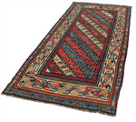 4x8 Handmade Vintage Anatolian Handmade Tribal Runner