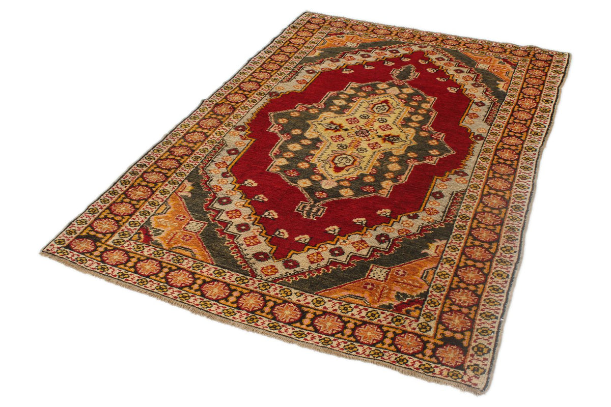 4x6 Red and Rust Persian Rug