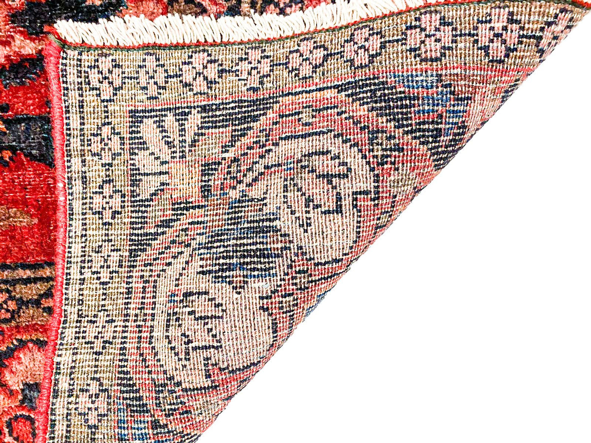 4x6 Red and Navy Persian Traditional Rug
