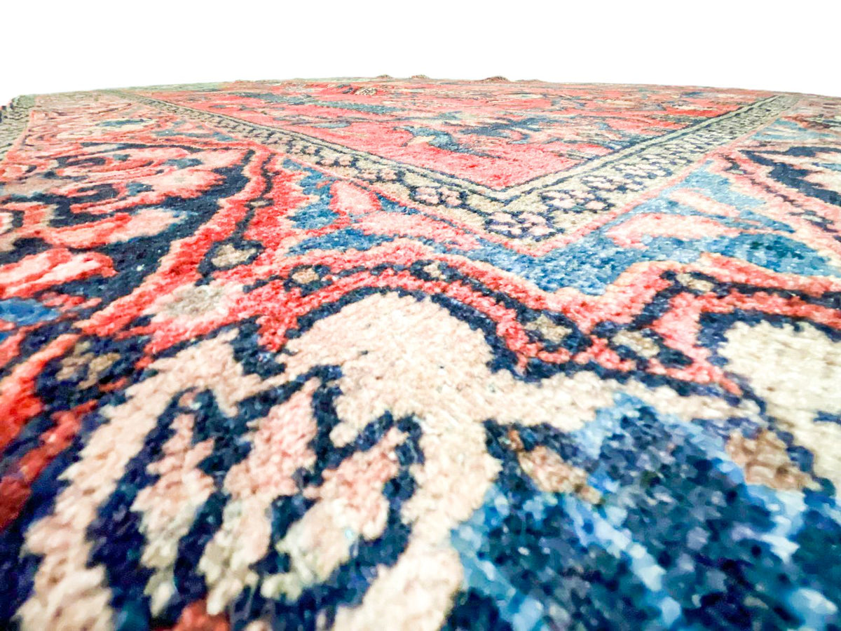 4x6 Red and Navy Persian Traditional Rug