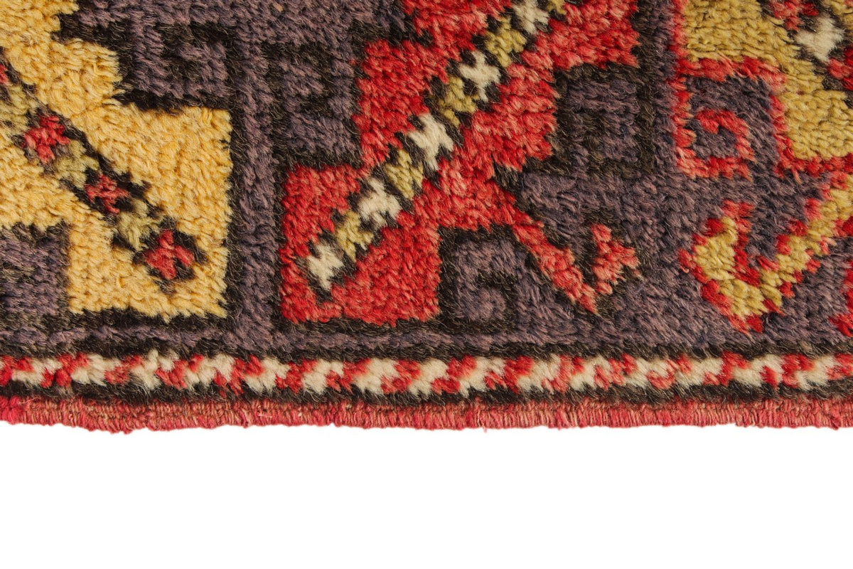 4x6 Red and Purple Kazak Tribal Rug