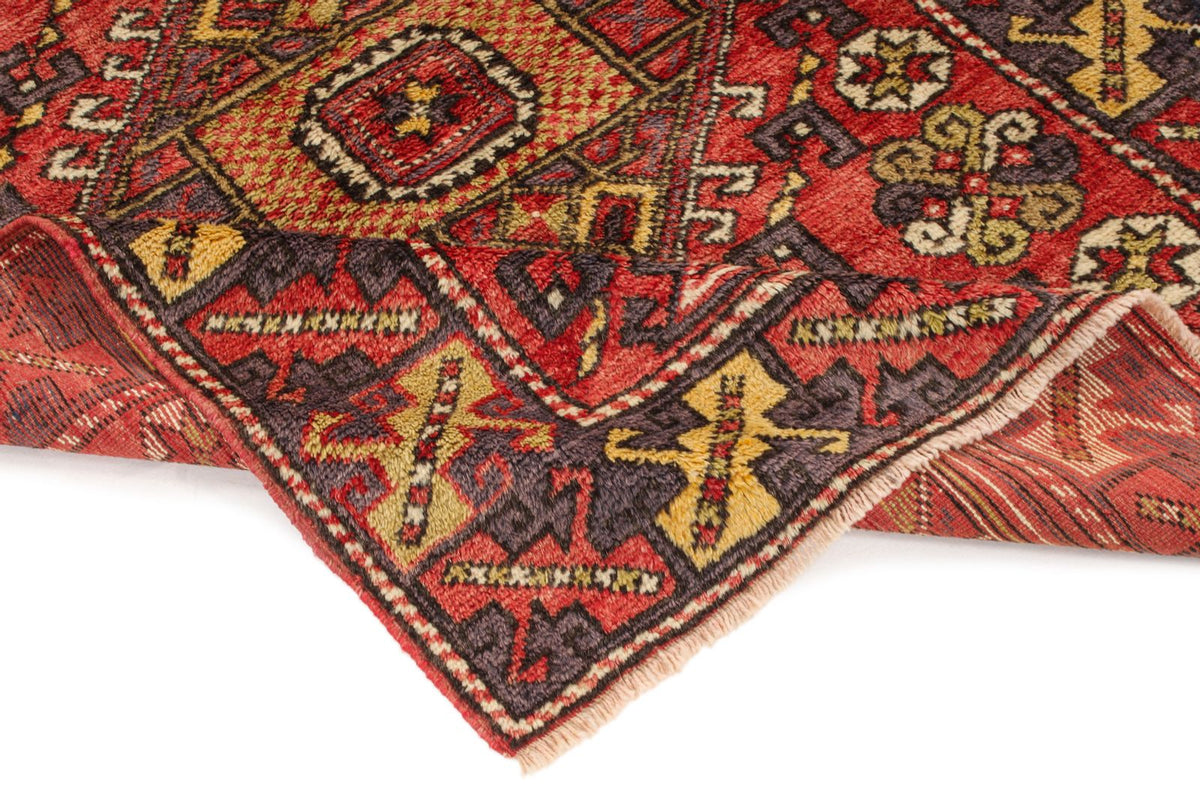 4x6 Red and Purple Kazak Tribal Rug