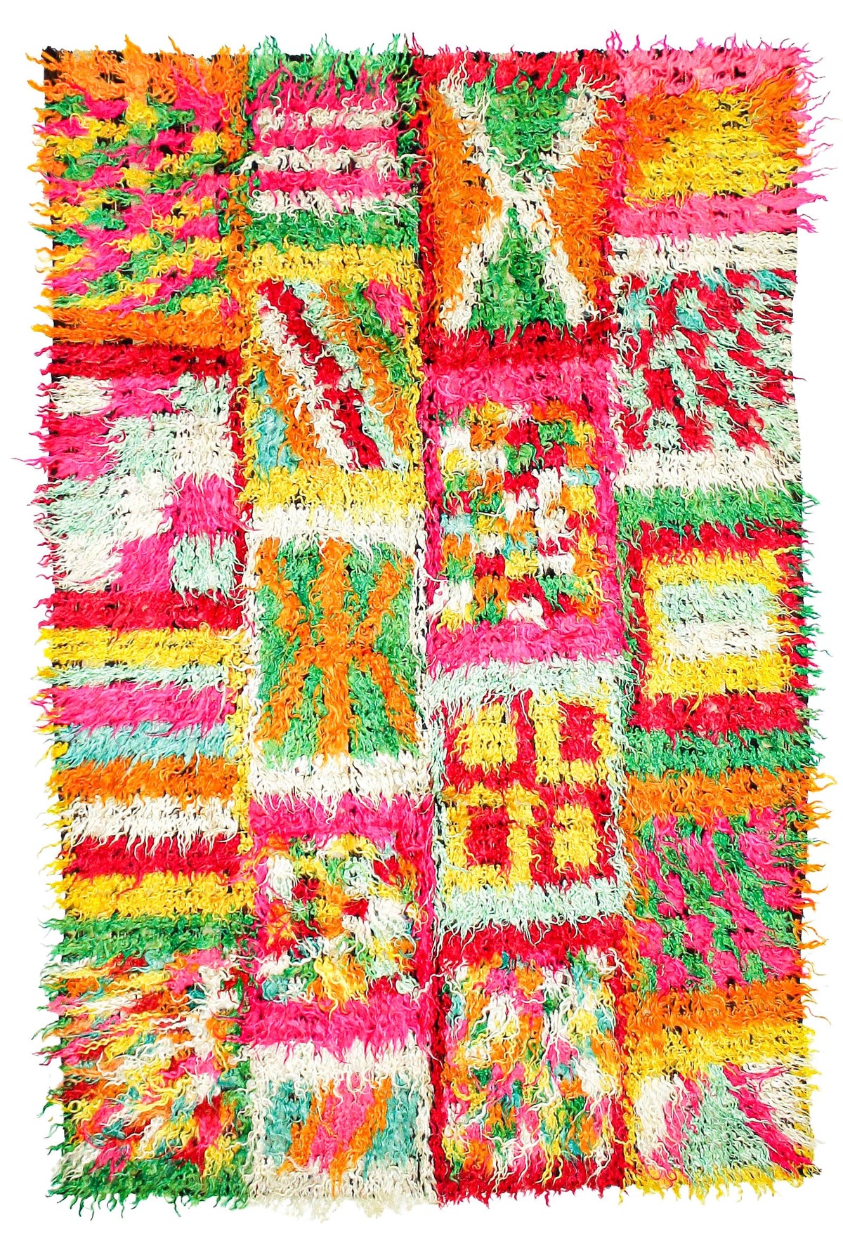 6x9 Multicolor Turkish Tribal Rug