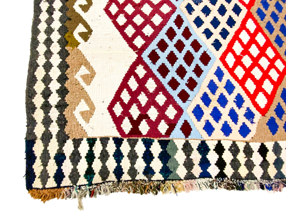7x11 Multicolor Turkish Tribal Rug