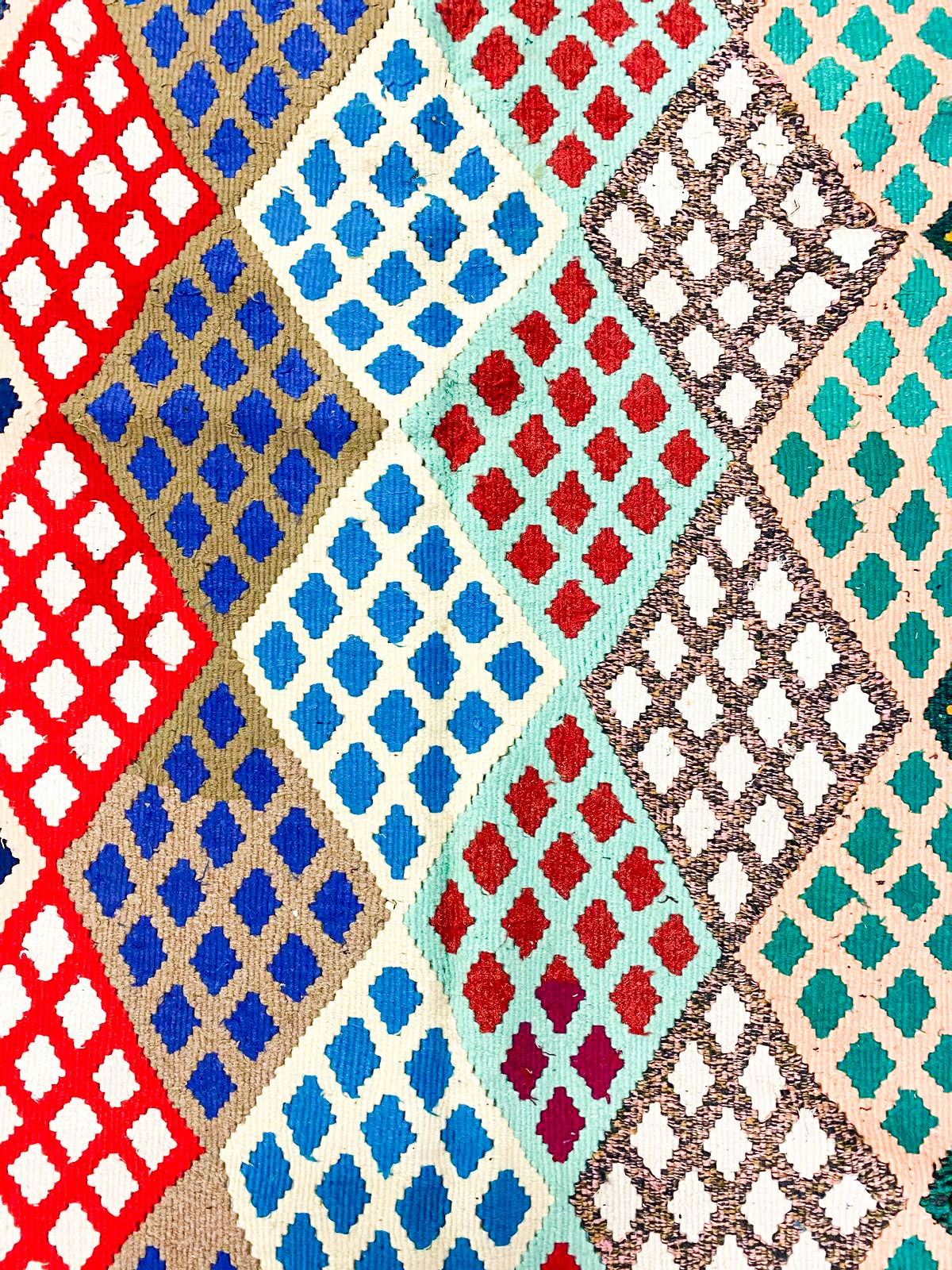 7x11 Multicolor Turkish Tribal Rug