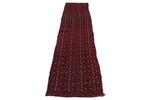 Vintage Handmade 2x10 Red Bahtiyari persian Rug