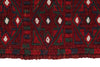 Vintage Handmade 2x10 Red Bahtiyari persian Rug