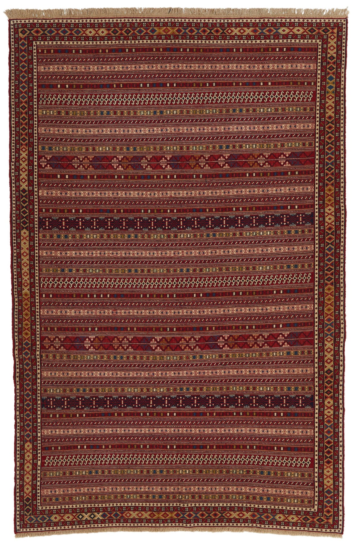 6x10 Multicolor Turkish Patchwork Rug