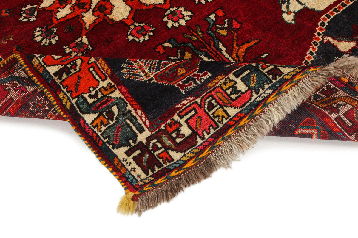 4x6 Red and Navy Turkish Tribal Rug