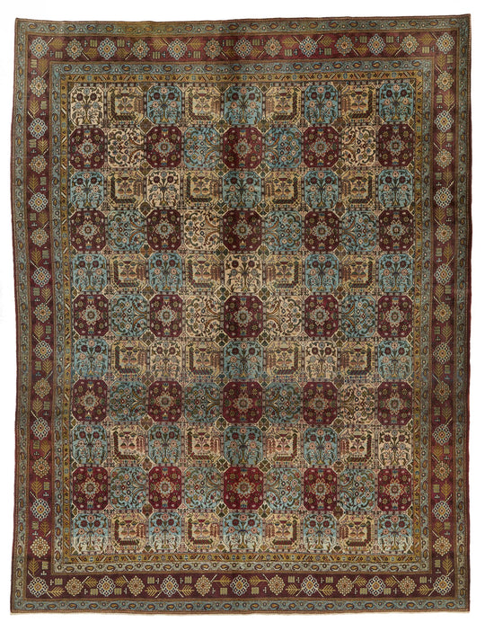 10x13 Multi-color Turkish Traditional Rug