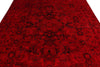 8x9 Red Turkish Overdyed Rug