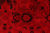 8x9 Red Turkish Overdyed Rug