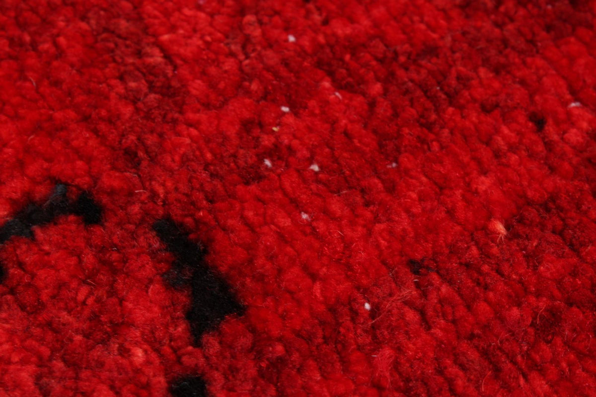 8x9 Red Turkish Overdyed Rug