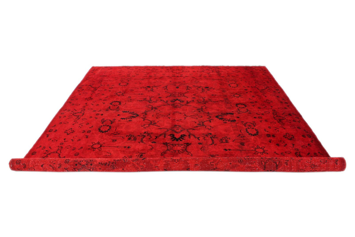 8x9 Red Turkish Overdyed Rug