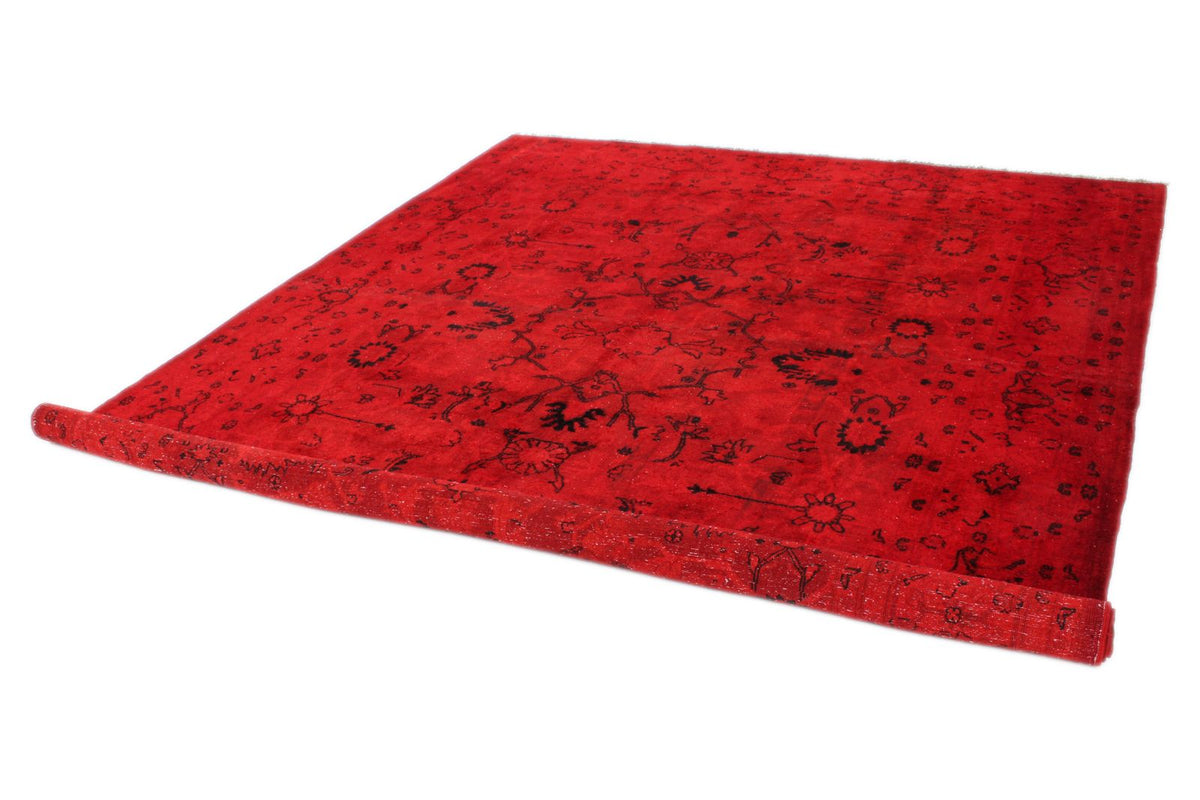 8x9 Red Turkish Overdyed Rug