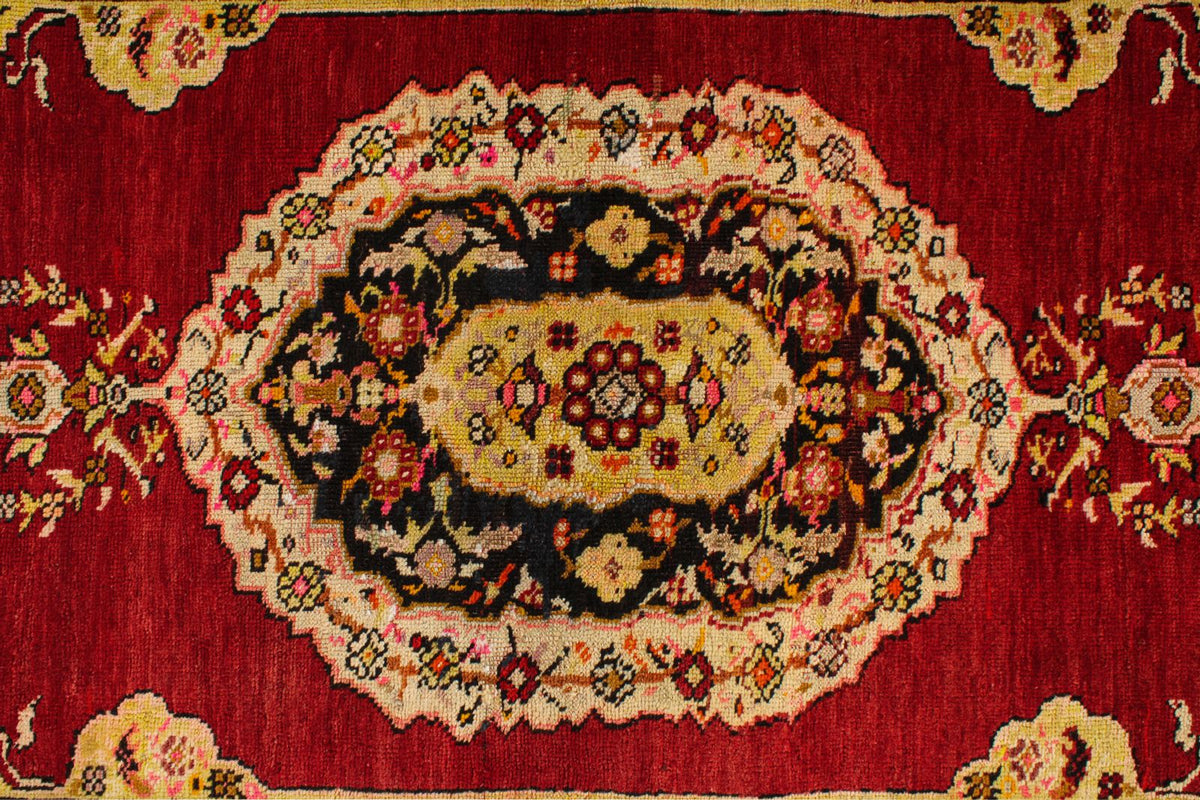 5x7 Red and Gold Turkish Tribal Rug